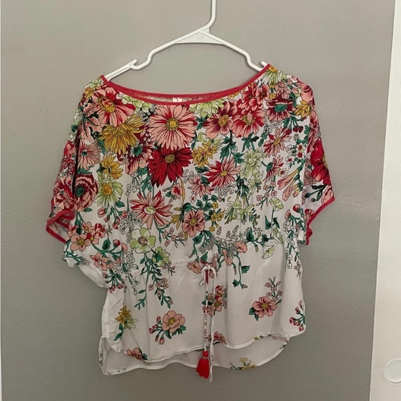 Anthropologie Tops - Anthropologie Floral Top Size Small